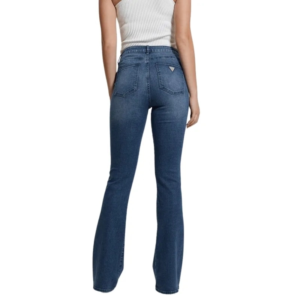 Guess Dark Blue Flare Jeans - Picture 2 of 3